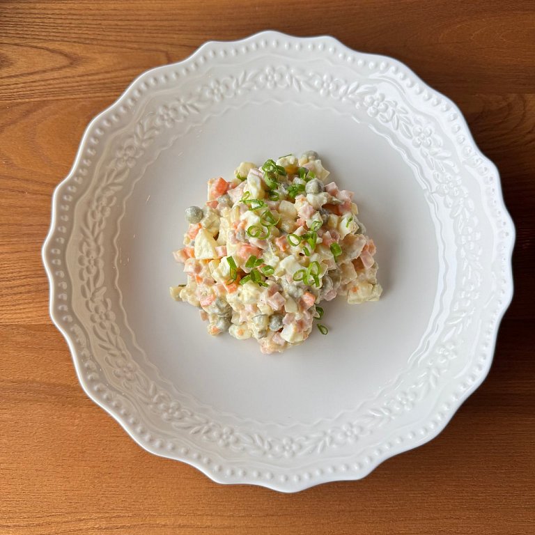 Б Оливье с ветчиной